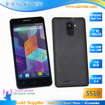 5.0 Inch IPS HD Screen Mtk6582 Quad Core Android Phone